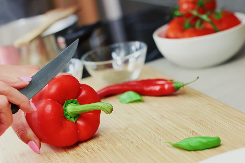 Roasted Bell Pepper Nigiri Sushi